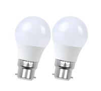Ruiandsion Lampadina a incandescenza B22 C45 Globe 4W, 24V luce calda, luce rotonda a bassa tensione per ventilatore soffitto/lampada a sospensione/lampada da tavolo/applique, confezione da 2 pezzi