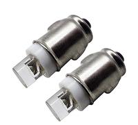 Ruiandsion Luce LED per auto BA7S bianca, luce spia pulsanti, positivo a massa DC12V, 20lm, 0.1W, 2 pezzi