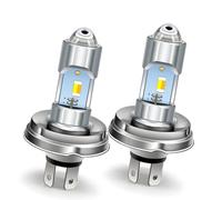 Ruiandsion P45T H5 R2 lampadina LED 6V non polarizzata super luminosa 3570 3SMD chip alta luce bianca/bassa gialla sostitutiva per faro anteriore auto/moto (confezione da 2)