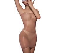 RUIBAVYA Bodystocking Nylon Donna Sexy Abito con Cavezza Regolabile Sexy Lingerie Hot Vestitino Trasparente