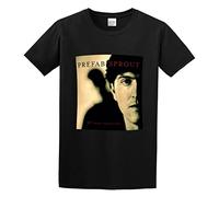 RUIBEITAO Prefab Sprout 38 Carat Collection Mens T-Shirt Graphic Tee Black XL