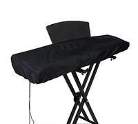Ruibo - Custodia per tastiera a 88 tasti, custodia per pianoforte elettronica con cordino in tessuto Oxford 420D, nero