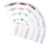 Ruicaifu 840 Pezzi Bandiere Adesive per Appunti,Segnapagina Adesivi Blocchetti Memo Adesivi Segnapagina Colorata per Note di Lettura, Classificare i File 12 Colori 6 Sets 3 Dimensioni