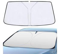 RUIDAM Parabrezza Auto Parasole per Jeep Wrangler Robin Hood (4-Door) 2014 2015 2016 2017 2018, Parabrezza Pieghevole Parasole Anteriore Copertura Parabrezza Protezione UV e Calore Auto Interno
