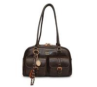 RuiDay Borsa vintage da donna, Borse a Spalla Pelle PU, Borsa a tracolla multitasche da donna, Borsetta Hobo Tot Vintage per lavorare, fare scuola, viaggiare (Caffè)