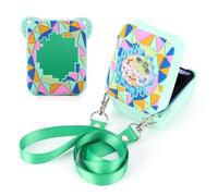 RuiDay Custodia in Silicone Bitzee Cucciolo Digitale, Cover Protettivo Anti Caduta con Cordino Per Bitzee, Custodia Protettiva Lavabile Portatile per Bitzee, 3D Guscio di Silicone per Bitzee (Verde)