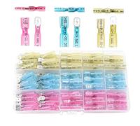 Ruidee 120 Pezzi Terminali a Crimpare Connettori Termorestringenti Connettori Maschio Femmina per Fili Connettori Elettrici Rapida Terminali Connettori Vanga per Cavo（RGMZ）