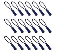 Ruidee 50 Pezzi Cerniera Tira Zip Estensione Cerniera Tag Zipper Puller Sostituzione Tiralampo in Nylon Fascino Tirazip per Zaini,Giacche (LLS/Navy Blue)