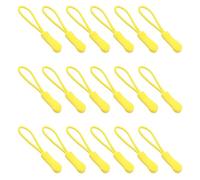 Ruidee 50 Pezzi Cerniera Tira Zip Estensione Cerniera Tag Zipper Puller Sostituzione Tiralampo in Nylon Fascino Tirazip per Zaini,Giacche (LLS/Yellow)