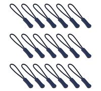 Ruidee 50 Pezzi Cerniera Tira Zip Estensione Cerniera Tag Zipper Puller Sostituzione Tiralampo in Nylon Fascino Tirazip per Zaini,Giacche (LLS/Dark Blue)