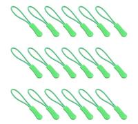 Ruidee 50 Pezzi Cerniera Tira Zip Estensione Cerniera Tag Zipper Puller Sostituzione Tiralampo in Nylon Fascino Tirazip per Zaini,Giacche (LLS/Green)