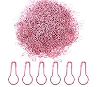 Ruidee Set di 1000 spille da balia in metallo, a forma di zucca, accessori per la casa fai da te, etichette per abbigliamento (HBZ/rosa)