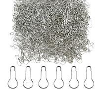 Ruidee Set di 1000 spille da balia in metallo, a forma di zucca, accessori per la casa fai da te, etichette per abbigliamento (HBZ/argento)