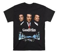 RUIdrSEDFG Goodfellas Robert De NIRO Movie T-Shirt Gift Tshirt Men Women Unisex Black S