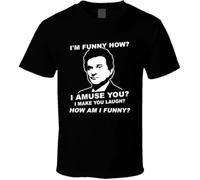 RUIdrSEDFG I'm Funny How Like A Clown Joe Pesci Goodfellows T Shirt Black XL