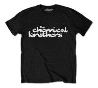 RUIdrSEDFG The Chemical Brothers Unisex Logo Black T-Shirt, Dance Music Top Black L