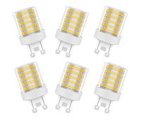 Ruihua G9 10W LED Lampadina(Equivalente a Lampada Alogena da 90W) 3000K Bianco Caldo Non Dimmerabile Lampadina G9 Angolo Fascio 360° 900LM AC220-240V,6 Confezioni