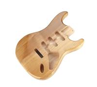 RuiJOTWAT Corpo della chitarra ST non finito in legno massello di Paulownia verniciato Pickup SSS
