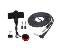RuiJOTWAT Set di cinque pezzi per chitarra elettrica (cavo di collegamento da 3 m + 2 adattatori + pickup + clip) Accessori per chitarra elettrica