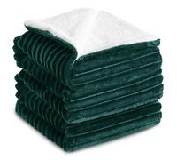 RUIKASI Plaid Coperta Pile Matrimoniale - 220x240 cm Coperta Termica Invernale Sherpa Morbida per Grande Letto Matrimoniale, Verde