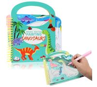 Ruikdly Libro Di Pittura Di Dinosauri Ad Acquerello Per Bambini, Magic Water Drawing Book, Libri Da Colorare Bambini, Libro Magico Da Colorare Acqua Per Bambini Di Età 3 Anni +
