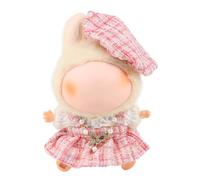 Ruikdly Vestiti per Bambola, Vestiti per Bambole di Peluche da 17 cm per La bubu, Accessori per Bambole La bubu, Posizione Seduta e in Piedi, Non Includere i Peluche Giocattoli (Profumo)