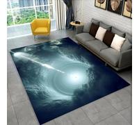 RUILBJM 3D Cool Tornado Uragano Tempesta Stampato Tappetino Sedia da Gaming, Adolescenti Camera da Letto Antiscivolo Tappeto, Soggiorno Sala Studio Protezione per Pavimento (Color 4,50x80cm)
