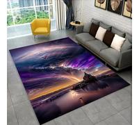 RUILBJM 3D Cool Tornado Uragano Tempesta Stampato Tappetino Sedia da Gaming, Adolescenti Camera da Letto Antiscivolo Tappeto, Soggiorno Sala Studio Protezione per Pavimento (Color 5,100x150cm)
