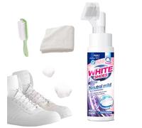 Ruileyou Foam No-Rinse Cleaner - Instantly Brightens & Whitens Shoes, Foam shoe cleaner Cleanerinstant Shine, Zero Water Needed, Water-Free FoamSneaker Cleaner, Suede, Boot, Canvas (*1)