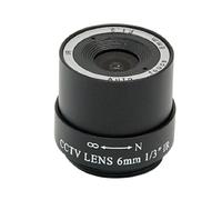 Ruilogod 1/3 "CS Mount 6mm fisso Iris CCTV fotocamera obiettivo F1.2