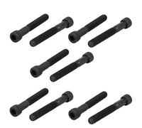 Ruilogod 1/4 "-20 x 1-3/4" in lega di acciaio parzialmente filettato esagonale Viti a esagono incassato 10pcs