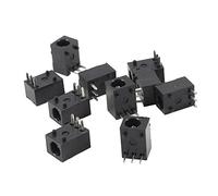 Ruilogod 10 PCS 3 poli 3.5mm x 1.3mm DC Power Jack Prese PCB Mount