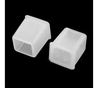 Ruilogod 10 PCS Clear Plastic Dust Cover protept per stampante per porta maschile USB-B