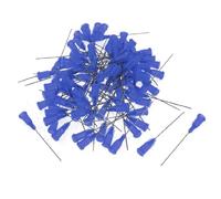 Ruilogod 100Pcs 1.5" 0,45 millimetri interno Dia Consigli 22G Gauge Aghi Blu
