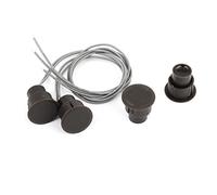 Ruilogod 2 pezzi Nessuna porta incassata Contatto Allarme magnetico Allarme reed Switch