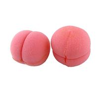Ruilogod 2 PZ Soft Sponge Hair Breadler Burler Rullo Palla Rosa per