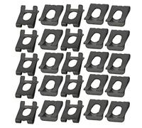 Ruilogod 25pcs Fit Fit 6mm Dia Bolt 65mn Steel Spring U clip dado 14mm x 11mm