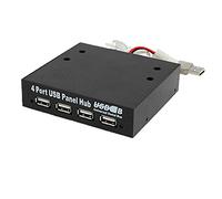 Ruilogod 3,5 pollici anteriore interna del pannello 4 porte USB 2.0 Hub