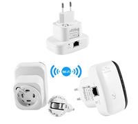 Ruilogod 300Mbps RJ45 Wlan WiFi Wireless AP Router Extender ripetitore AC110-230V