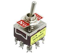 Ruilogod 3PDT On/On 2 Posizione 9 Terminali a vite Interruttore AC 380V 15A