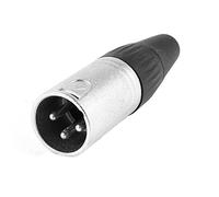 Ruilogod 67 millimetri Lunghezza XLR Connettore 3-Terminal Maschile Microfono Audio Adattatore jack