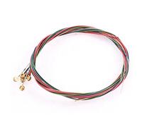 Ruilogod 6Pcs colori assortiti Strings Acoustic Set per chitarra piega