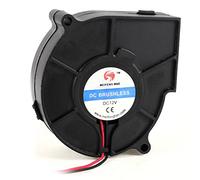 Ruilogod 75mm x 30 mm 2pin DC 12V Ventola di raffreddamento Brushless Blower per PC Computer