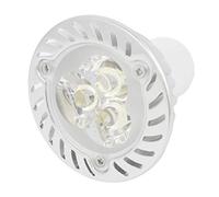 Ruilogod AC 85-265V 3W 3-LED Down Lampada Spotlight Lampadina GU10 Socket Warm White