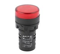 Ruilogod AC/DC 110V 20mA 22mm Thread Dial Red Panel Panel Pannello pilota Lampada da pilota