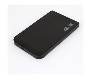 Ruilogod Black Metal USB 2.0 Mini 5 Pin a SATA 2 "Cassa in custodia esterna HDD