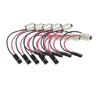 Ruilogod Cavo del cavo 'adattatore della lampadina a LED T10 BA9S per il veicolo Auto 10 PC