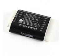 Ruilogod Controllo 'interruttore PC PSU SATA SATA HDD Connettore 20/24 Pin Alimentazione Tester