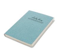 Ruilogod Copertura in PVC Aqua glitter in polvere Diario Diary Noto Notepad 80 fogli