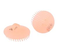 Ruilogod Coral Pink Plastic Handy Capelli Cuoio capelluto SHAMPOO PRENO PANSEGGIA 2 PCS
